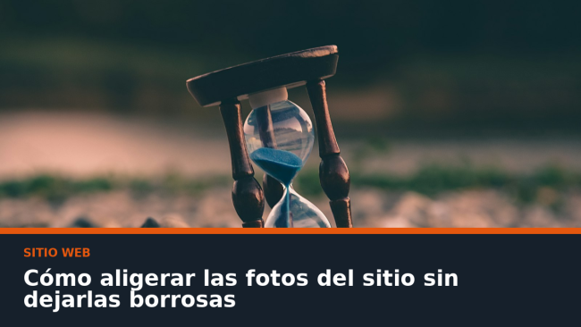 Reloj, imagen de un sitio que tiene que cargar rápido