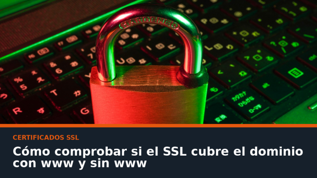 Candado sobre un teclado, imagen del certificado SSL